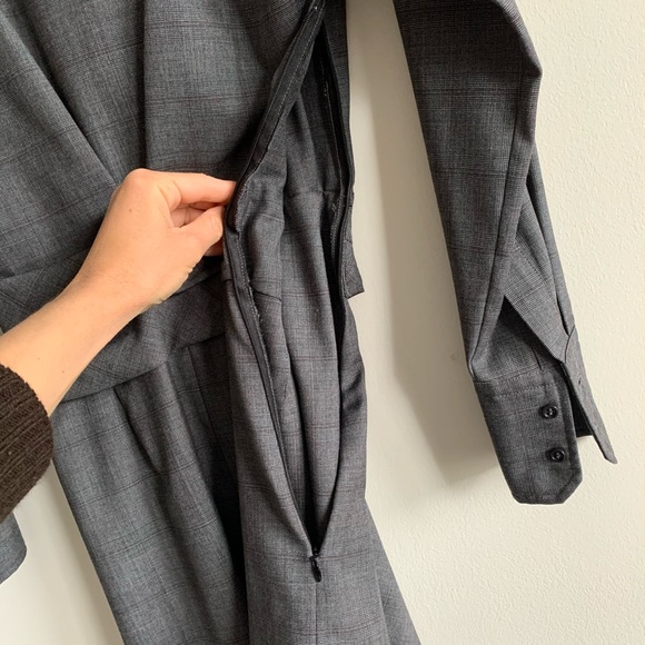 Isabel Marant Nolla Grey Knotted dress virgin wool - Picture 10 of 16